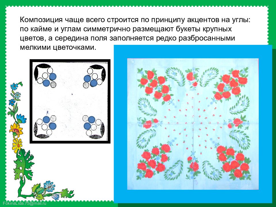 Расписной платок презентация