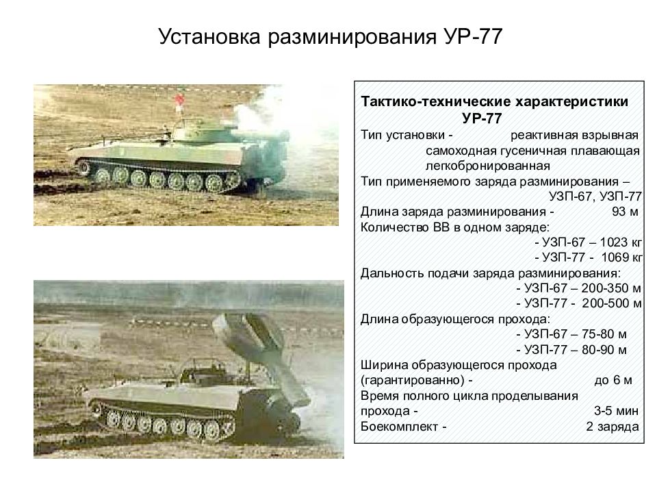 Характеристики установка. Ур-77 ТТХ. Инженерная техника ур 77 тактико технические характеристики. Ур-77 ТТХ установка разминирования. Тактико-технические характеристики установок разминирования ур-77.