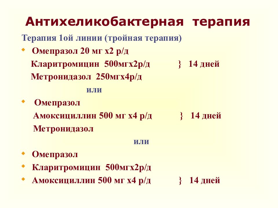 Амоксициллин метронидазол омепразол схема