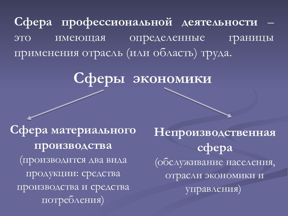 Какие отрасли интересны вам в плане будущей профессиональной деятельности и почему