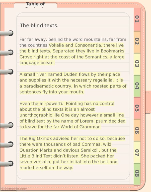 The blind texts.
