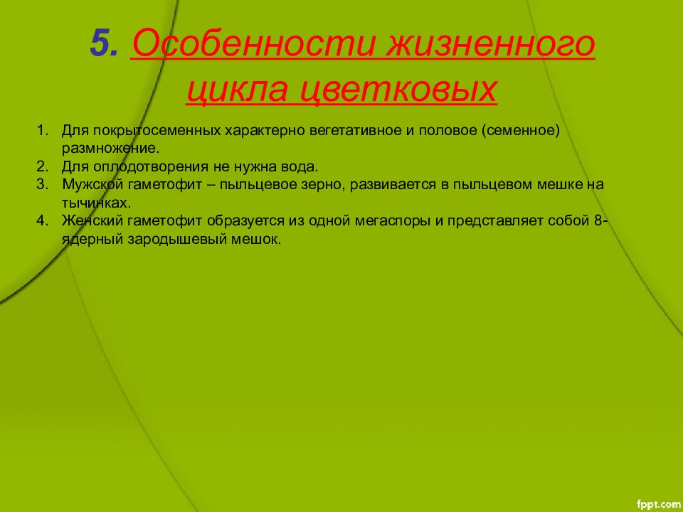 Определите особенности жизненного цикла голосеменных и покрытосеменных растений в диаграмме венна