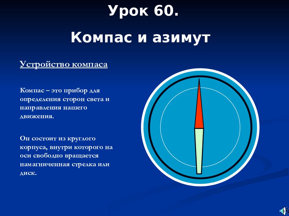 Презентация азимут 5 класс