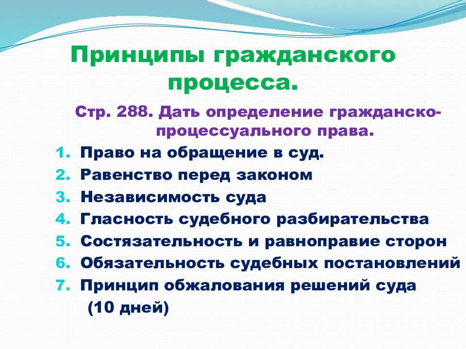 Принципы судебного разбирательства презентация