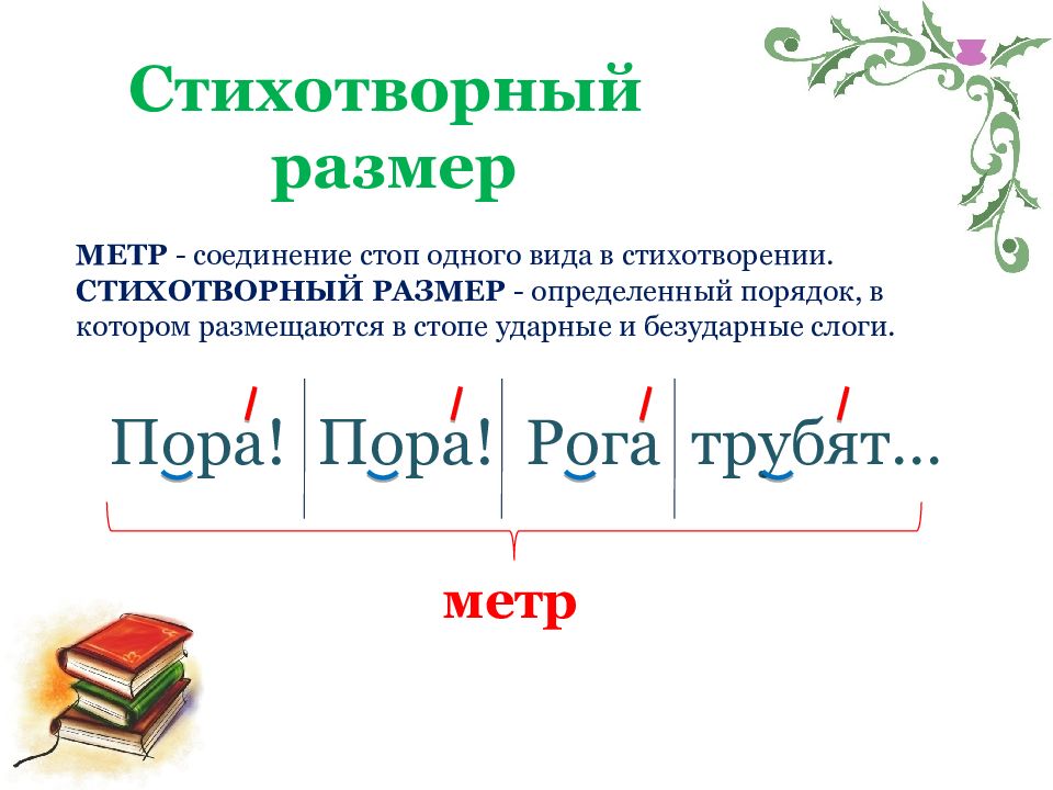 Стихотворный размер картинки