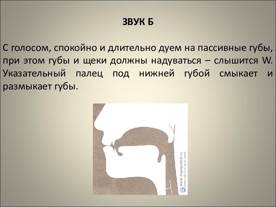 B звук. Постановка звука б. Артикуляция звука б. Постановка звуков б и п. Артикуляция звуков б п.