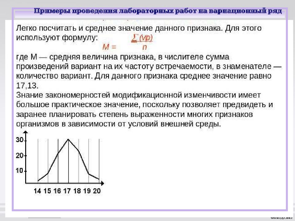 Фенотипическая изменчивость презентация