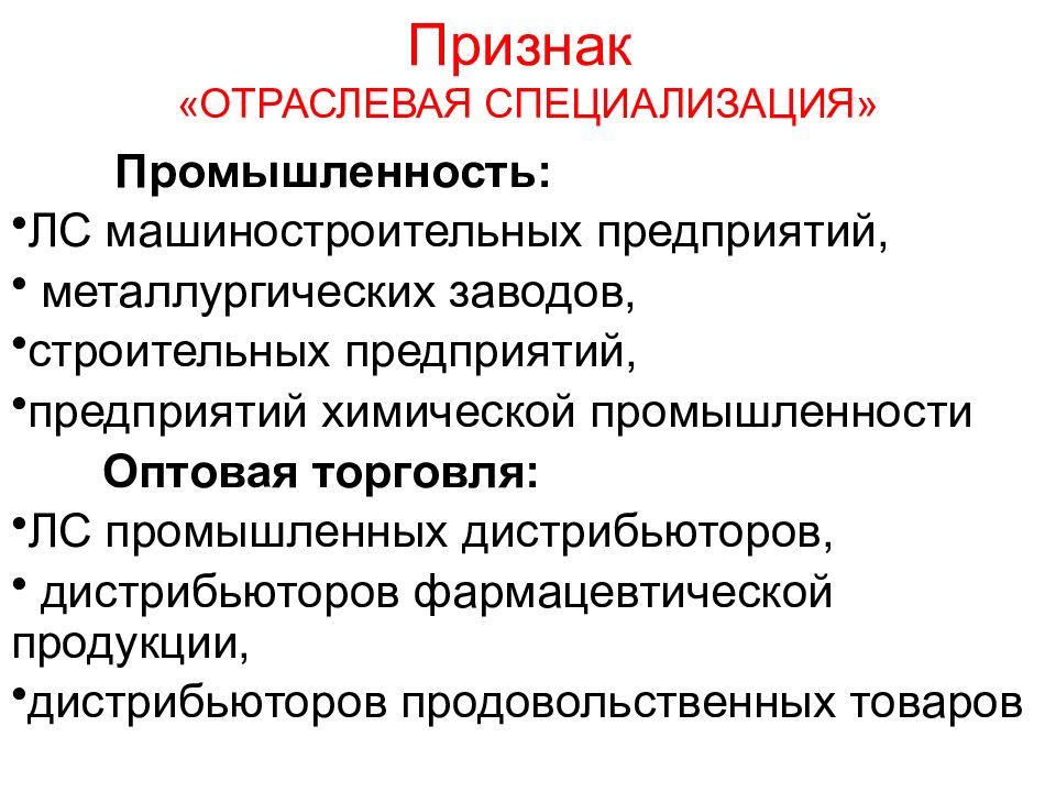 Специализированные предприятия. Отраслевая специализация это. Отраслевая и предметная специализация. Классификация предприятий по отраслевой специализации. Отраслевая и предметная специализация предприятия.