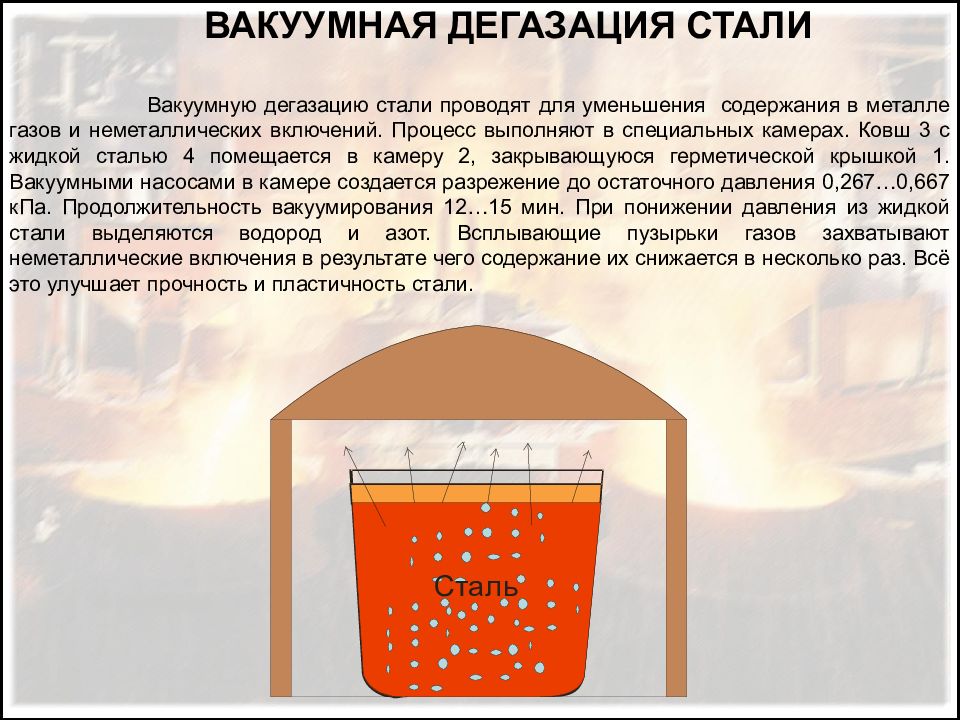 Дегазация это. Дегазация металла. Вакуумная дегазация стали. Обработка стали вакуумом. Вакуумная дегазация стали кратко.