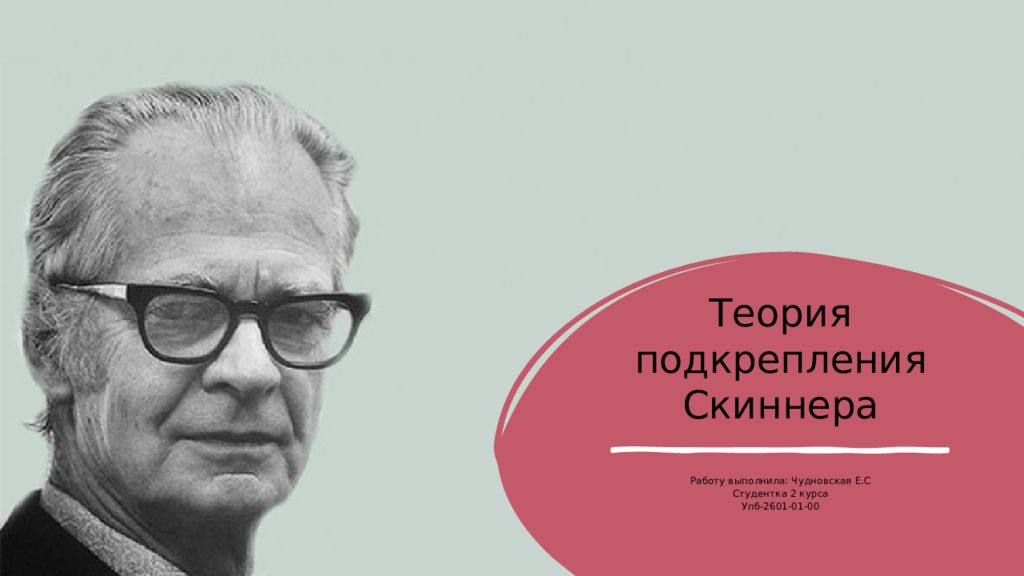 Теория подкрепления Скиннера