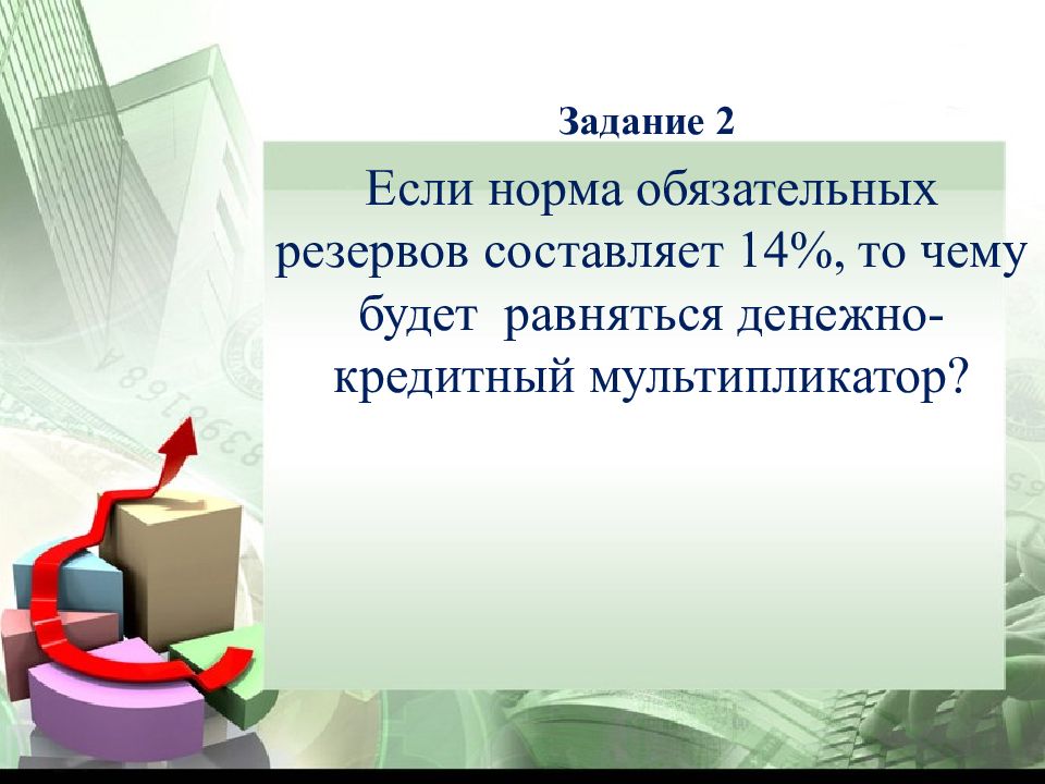 Норма обязательных резервов составляет. Денежное обращение и денежная система презентация. Норма обязательных резервов составляет 100 найти мультипликатор.