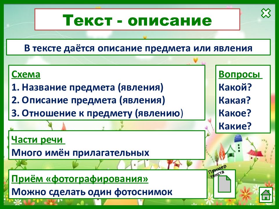 Презентация текст на картинке