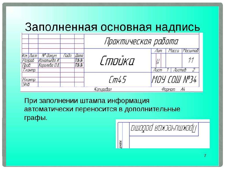 Инженерная графика основные сведения по оформлению чертежей