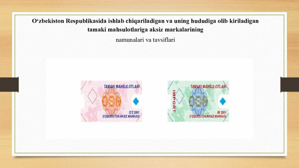 Mavzu : Aksiz soliģi va uning hisoblanishi