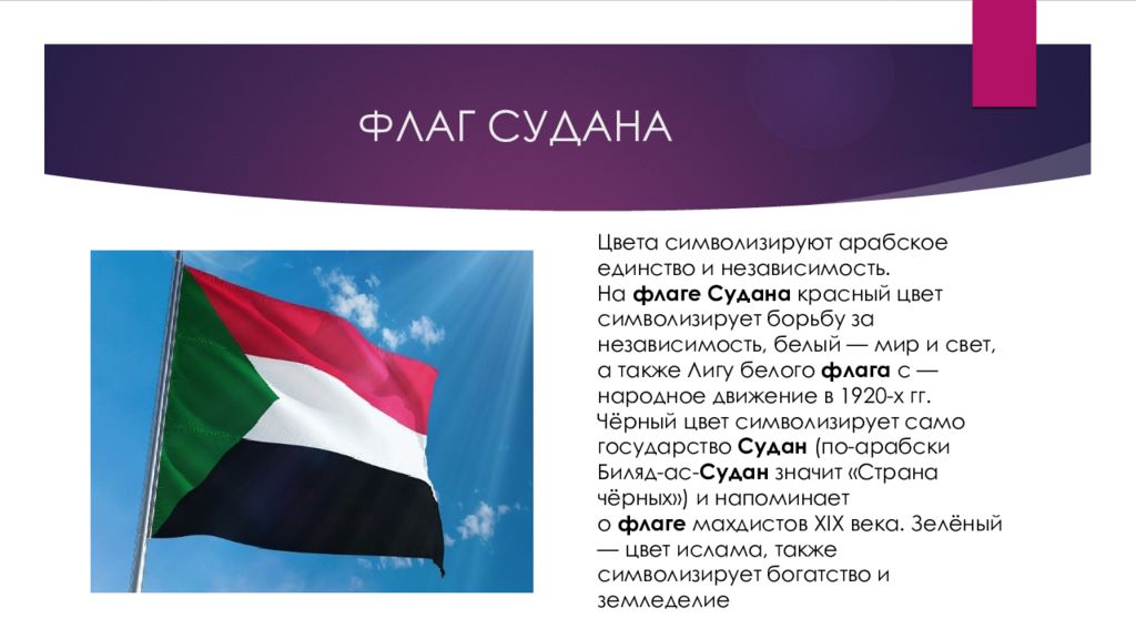Презентация 7 класс западная и центральная африка. Судан флаг и герб. Флаг центральной Африки в составе Германии