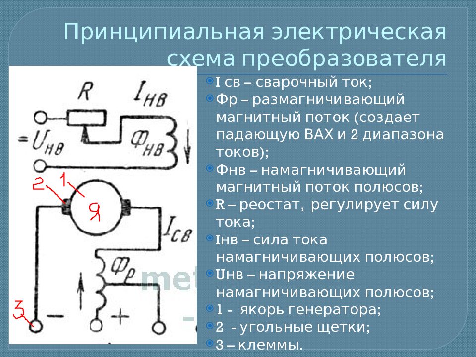 Преобразователь принципиальная схема
