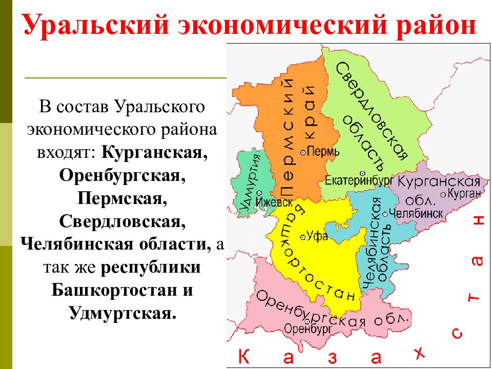 Уральская какой район оренбург