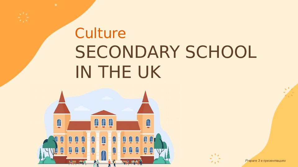 Culture SECONDARY SCHOOL IN THE UK Prepare 3 в презентациях