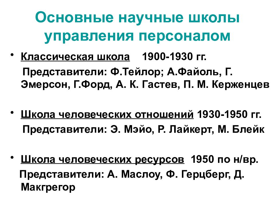 Тейлор и файоль. Школа научного управления. Ф.У. Тейлор, г. Форд. Школа человеческих отношений (1930-1950). Г Форд школа научного управления. Ф Тейлор а Файоль.