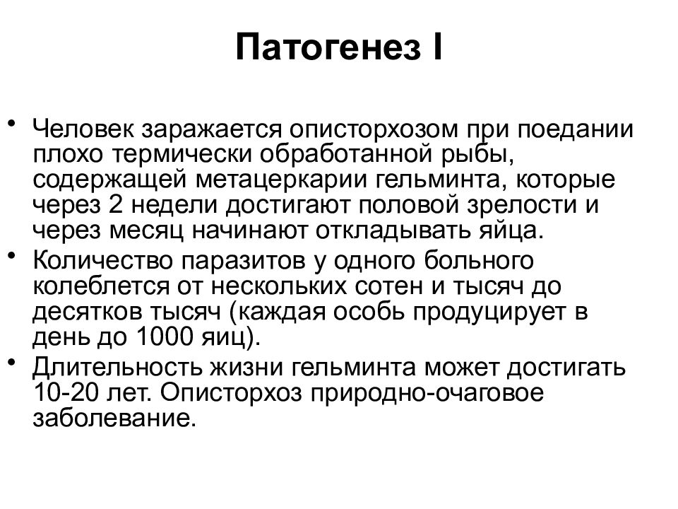 Описторхоз патогенез. Патогенетическая терапия описторхоза. Патогенез хронического описторхоза. Описторхоз этиология.