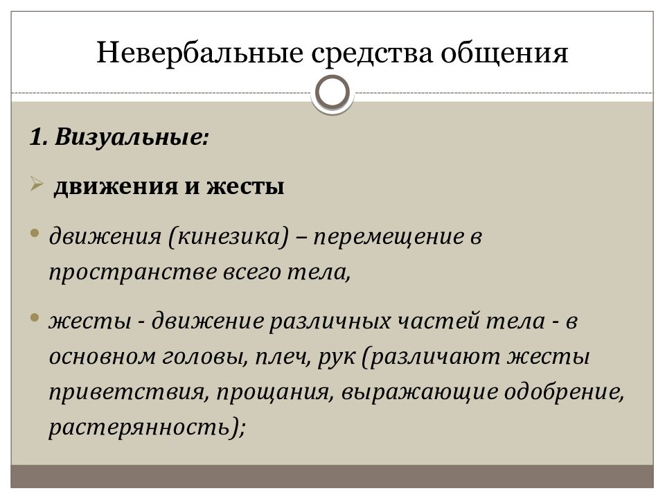 Невербальный несловесный этикет общения 7 класс презентация