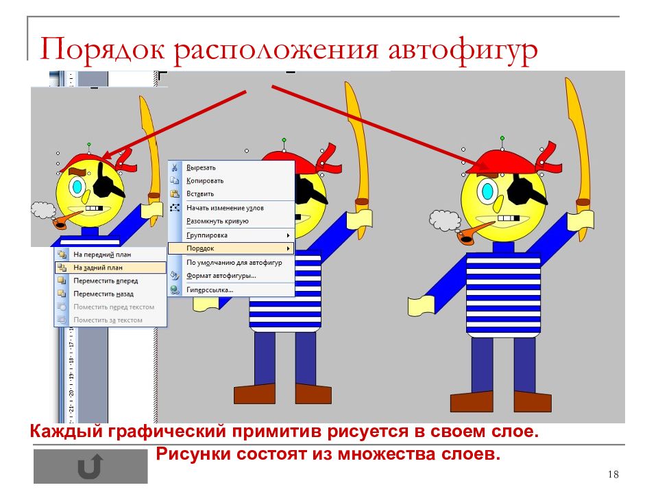 Картинки из автофигур