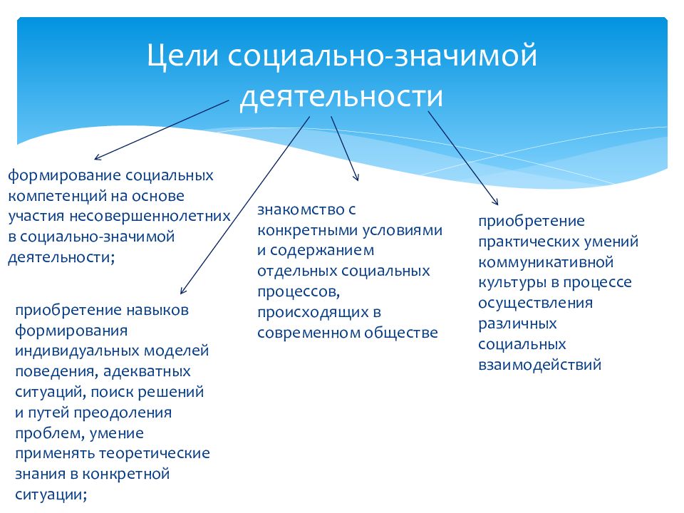 Социально значимая деятельность это