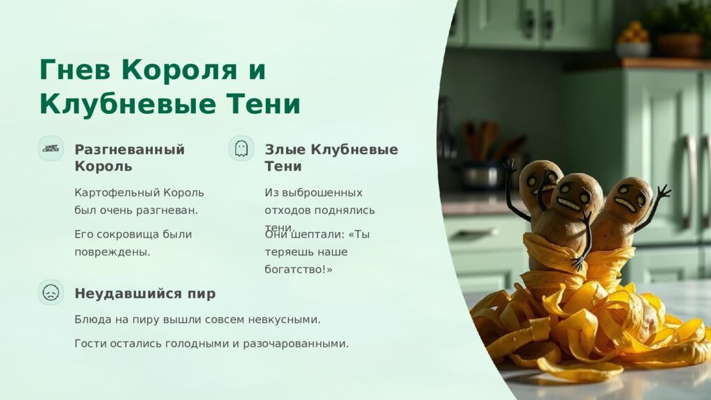 Сказка про Картофельного Короля и Умелые Руки В далёком кулинарном королевстве