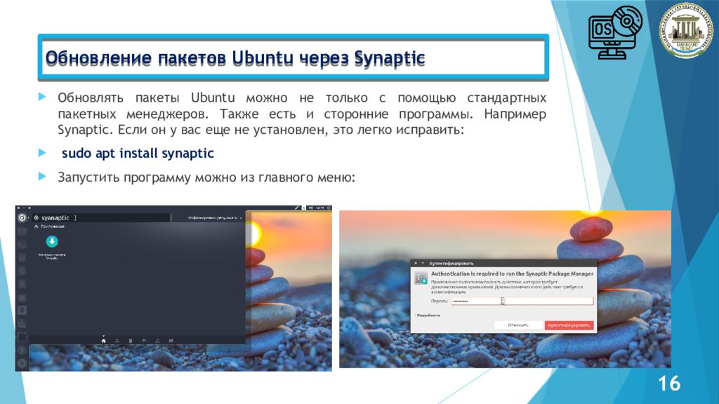 Администрирование Linux сервер Обновление пакетов Ubuntu через Synaptic