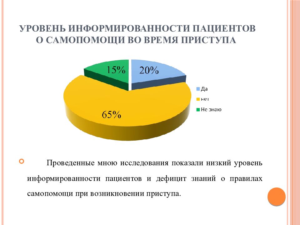 Работа медицинской сестры в школе здоровья