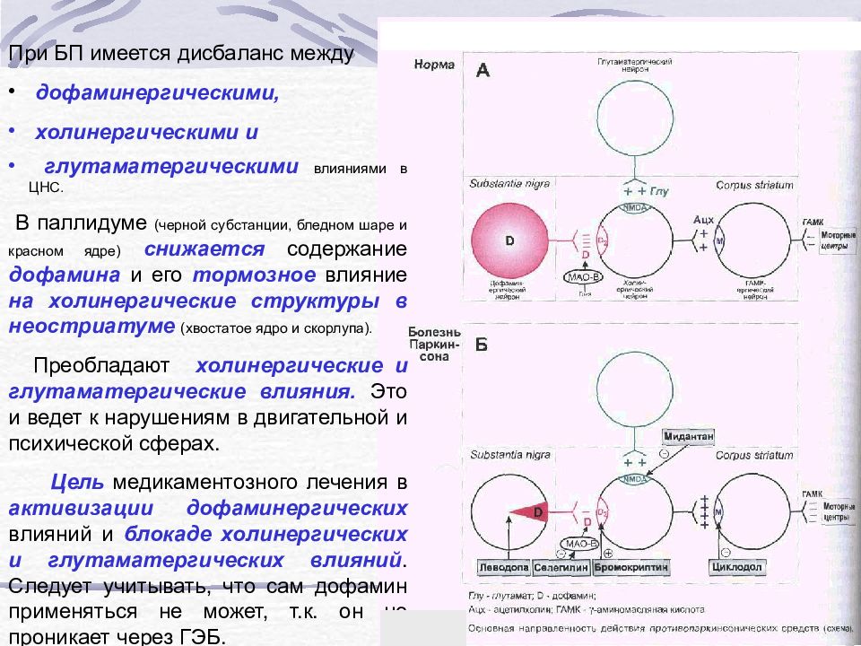 Противопаркинсонические средства презентация