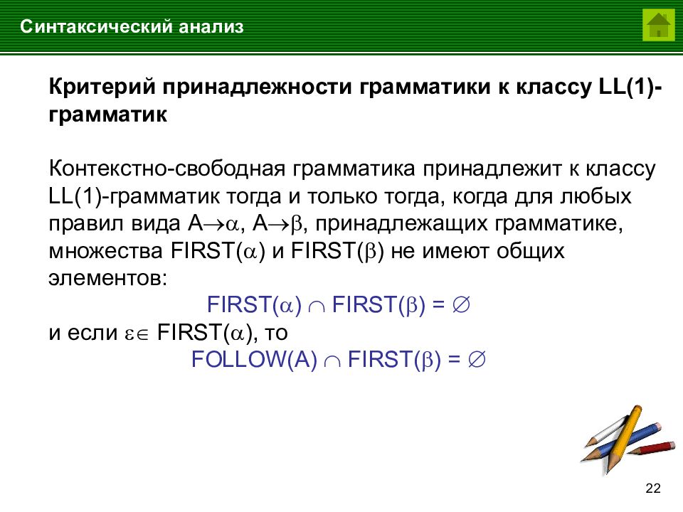 Синтаксический анализ управление. Контекстно-свободная грамматика. Синтаксический анализ parser. Синтаксический схема контекстно -Свободный грамматик.