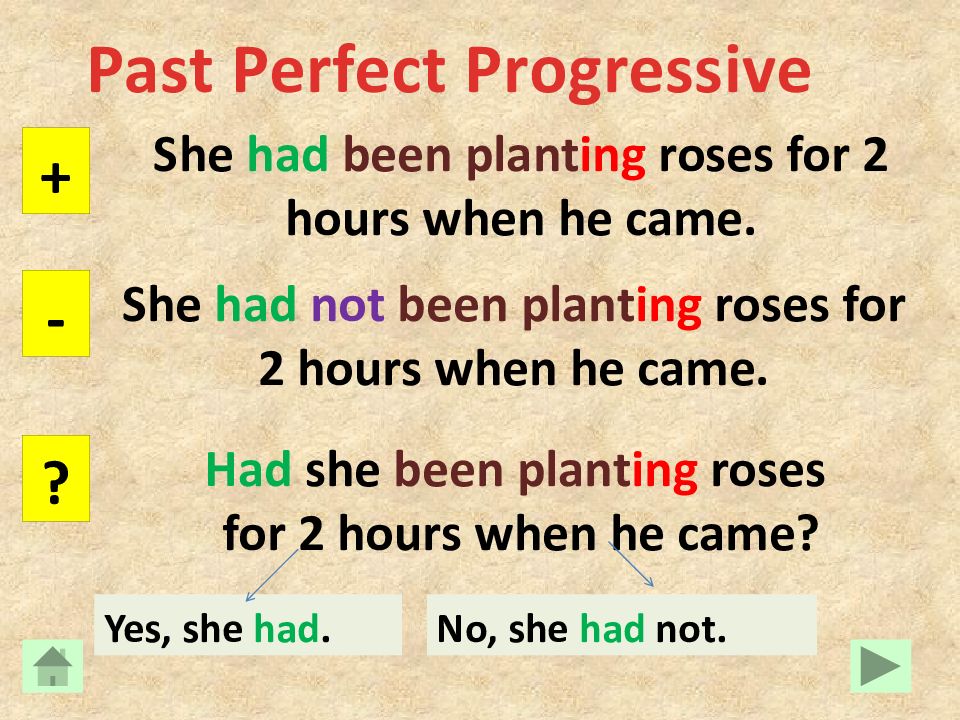 He comes перевод. Паст Перфект прогрессив. Презентация Перфект прогрессив. Present and past Progressive. She was planting Roses when he came.