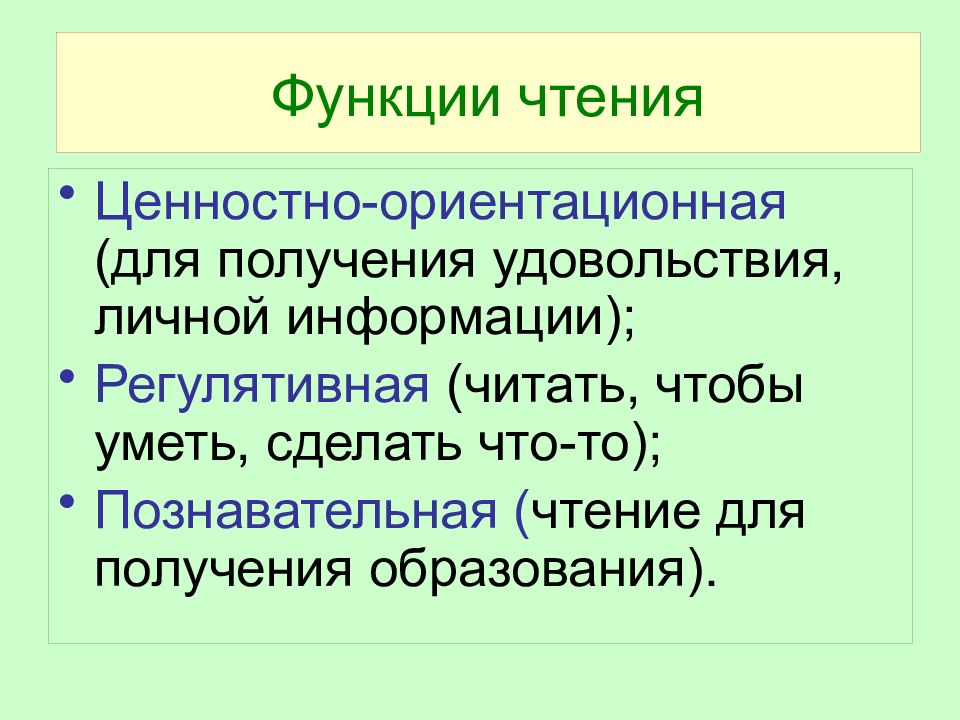 Функции чтения. Регулятивная функция чтения. Социальные функции чтения. Алгоритм чтения функции.