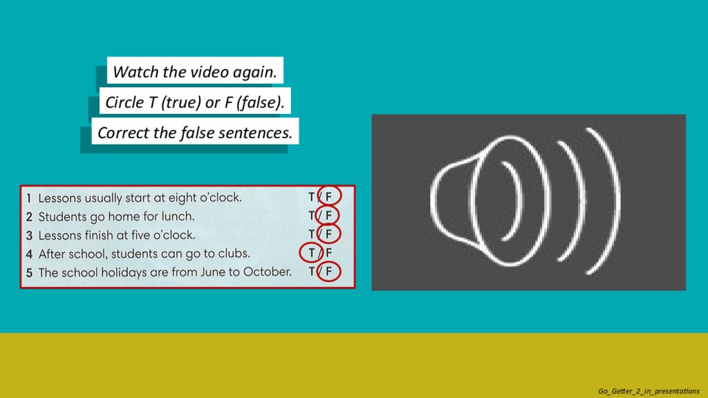 Go Getter 2 in presentations Go Getter 2 in presentations