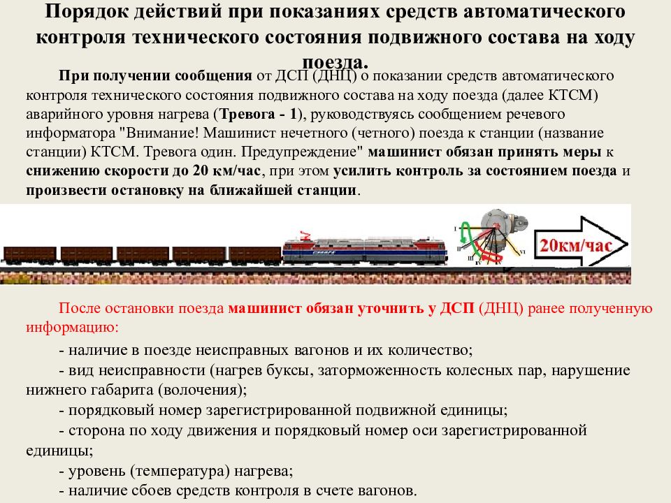 В течение какого времени после остановки поезда. Порядок действия локомотивной бригады при срабатывании КТСМ. Тревога 0 КТСМ действия локомотивной бригады. КТСМ тревога 0 1 2 действия локомотивной бригады. При срабатывании КТСМ тревога 2.