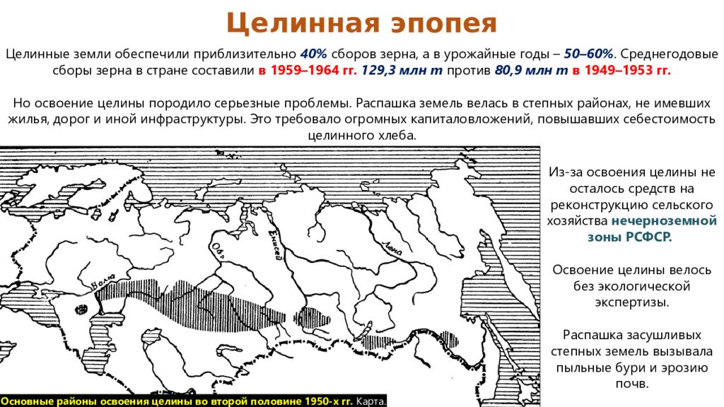 Целина в казахстане карта