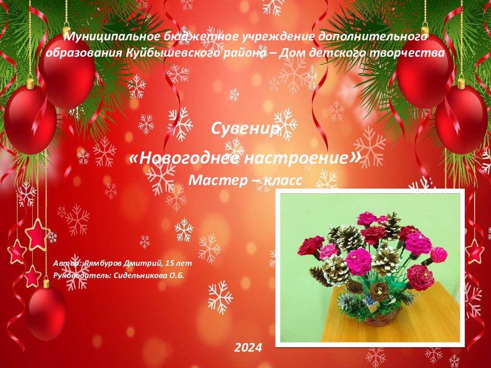 Муниципальное бюджетное учреждение дополнительного образования Куйбышевского