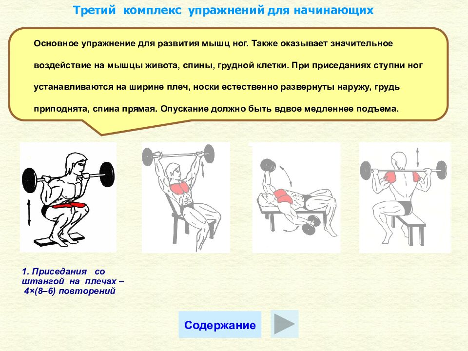 Упражнения для развития мышц бедра