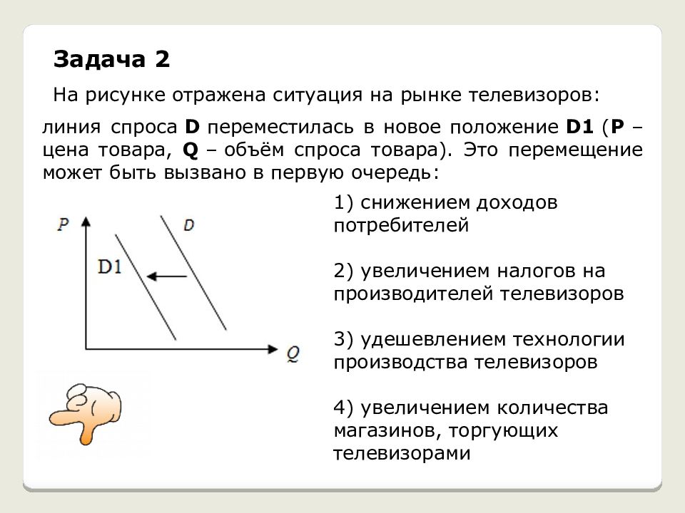 Спрос на какой из перечисленных. Линия спроса d переместилась в новое положение. На рисунке отражена ситуация на рынке телевизоров. Спрос и предложение экономика 10 класс. На рынке телевизоров линия спроса.