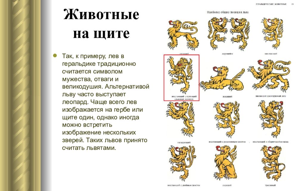 Зверь щит. Геральдика звери. Леопард геральдика. Позы геральдических животных. Геральдические животные и их значение.