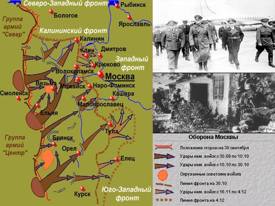 Оборона наро фоминска 1941 карта