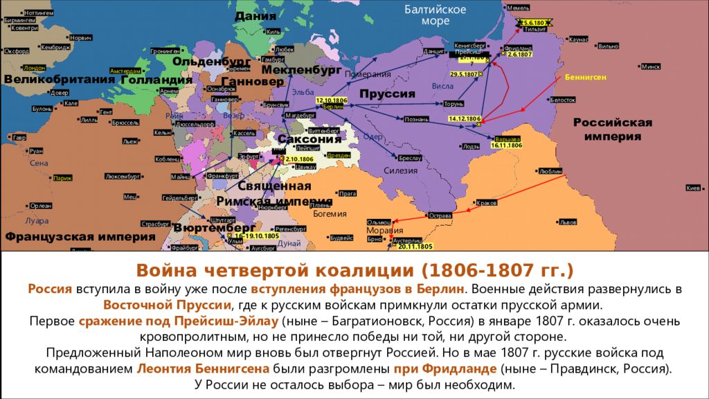 Четвертая коалиция. Четвертая коалиция 1806-1807. Война четвертой коалиции (1806-1807). Война четвёртой коалиции 1806 1807 карта. Война четвёртой коалиции 1806 1807 итоги.