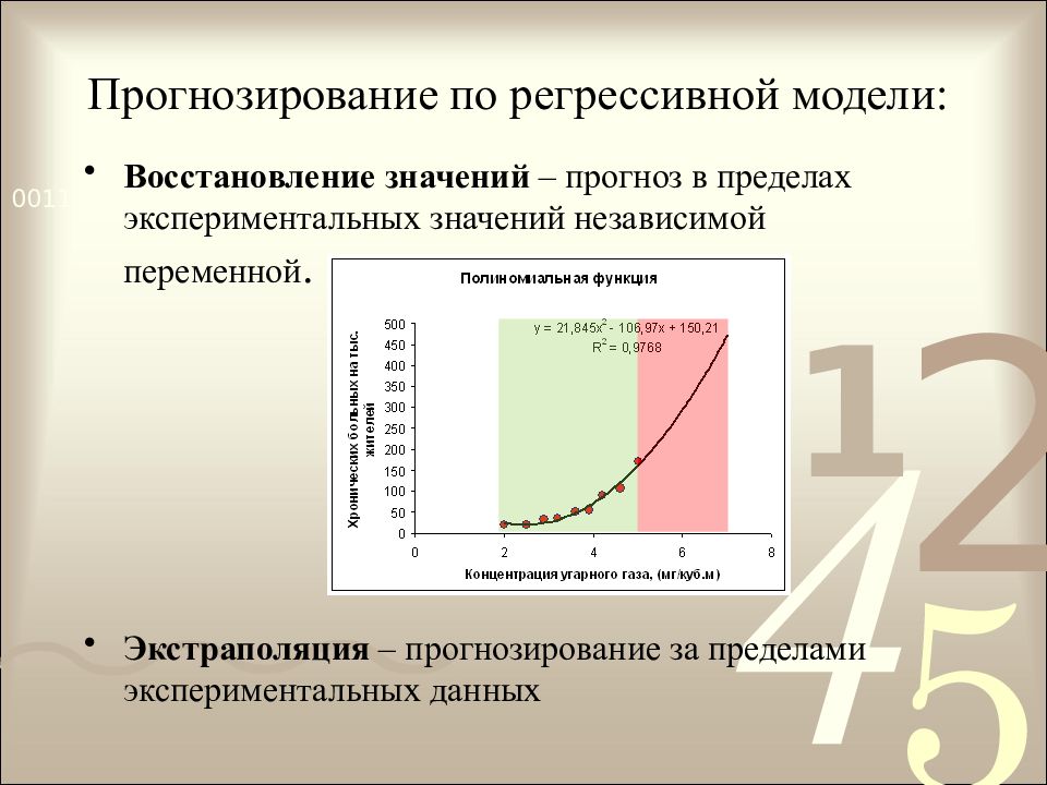 Модели статистического прогнозирования 11 класс презентация