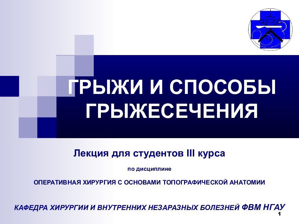ГРЫЖИ И СПОСОБЫ ГРЫЖЕСЕЧЕНИЯ