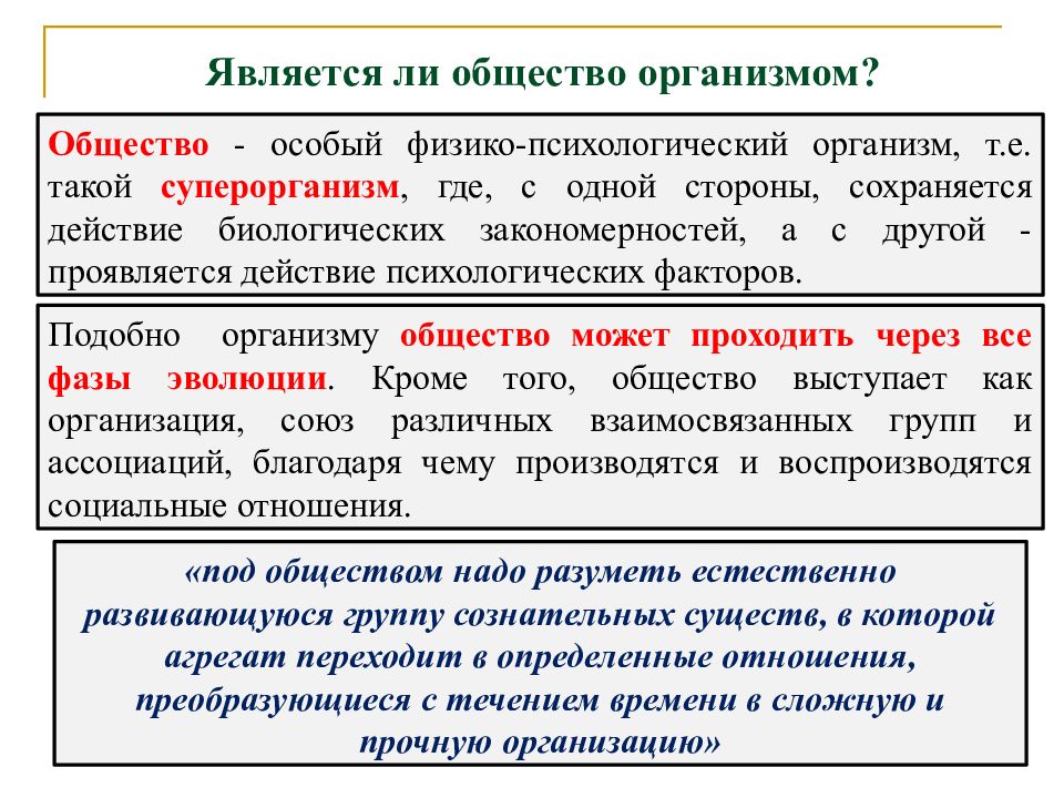 Является ли общество. Общество как организм. Организм в социологии. Психологическое направление в социологии. Психологическое направление в социологии презентация.