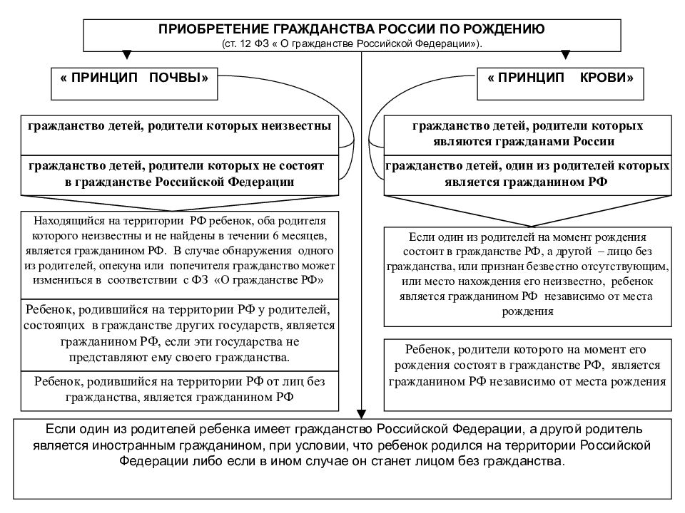 Понятие гражданства презентация