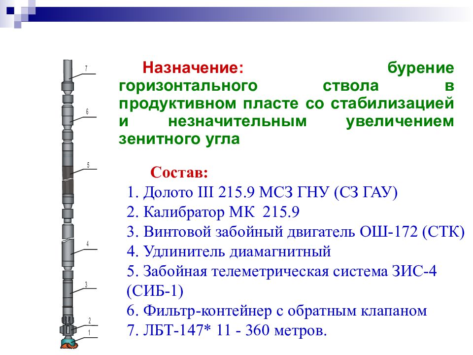 Бурильная колонна