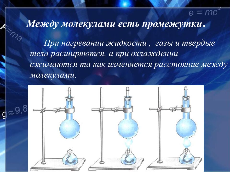 Строение вещества газ