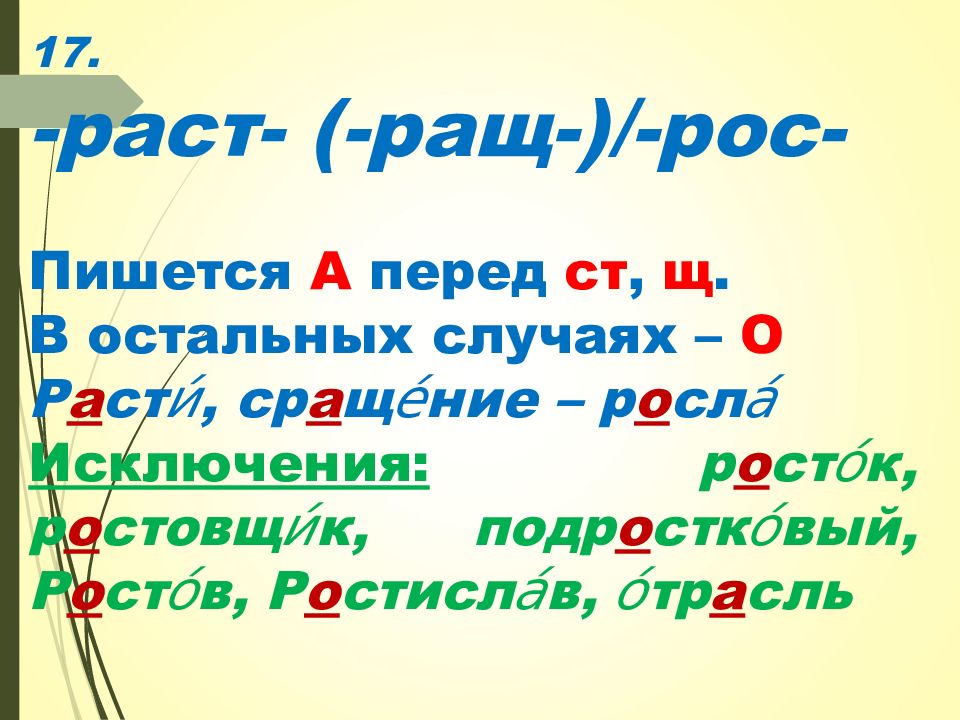 Чередование гласных в корне слова упражнения 6 класс презентация